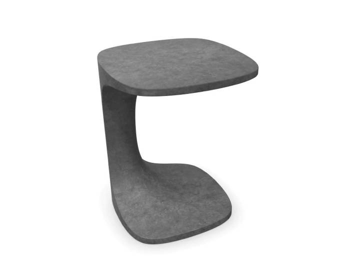 KRISTALIA table basse FONT (Gris foncé - Ciment)