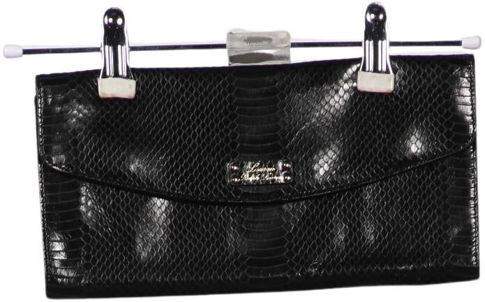 Lauren Ralph Lauren Damen Handtasche klein Leder, Schwarz, Leder - Second Hand