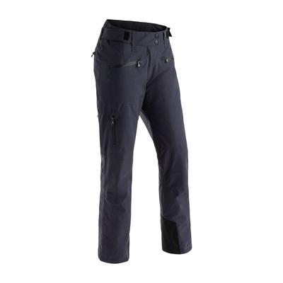 Skihose MAIER SPORTS "Backline Pants W", Damen, Gr. 40, Normalgrößen, blau (dunkelblau), 67% Baumwolle, 33% Polyamid, Hosen Skihose, Lässig geschnittene Skihose für Piste und Gelände