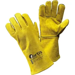 FORTIS Schweißerhandschuhe Welder Gr. 10 gelb VE 10 Paar
