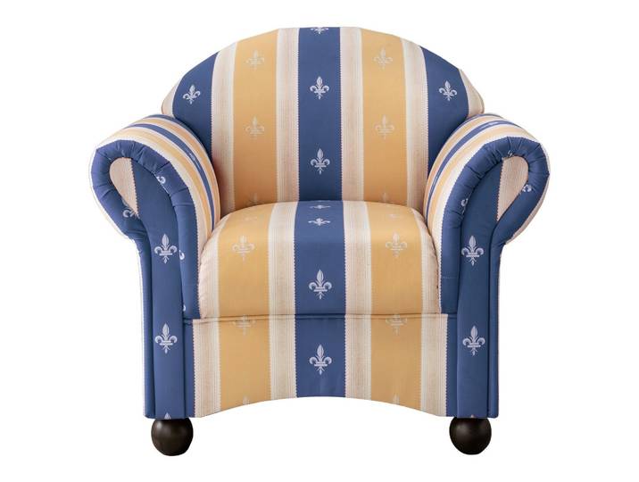 Relaxsessel Torello Blau Mikrofaser