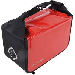 AtranVelo Travel AVS Gepäckträgertasche 10,5 l schwarz,rot