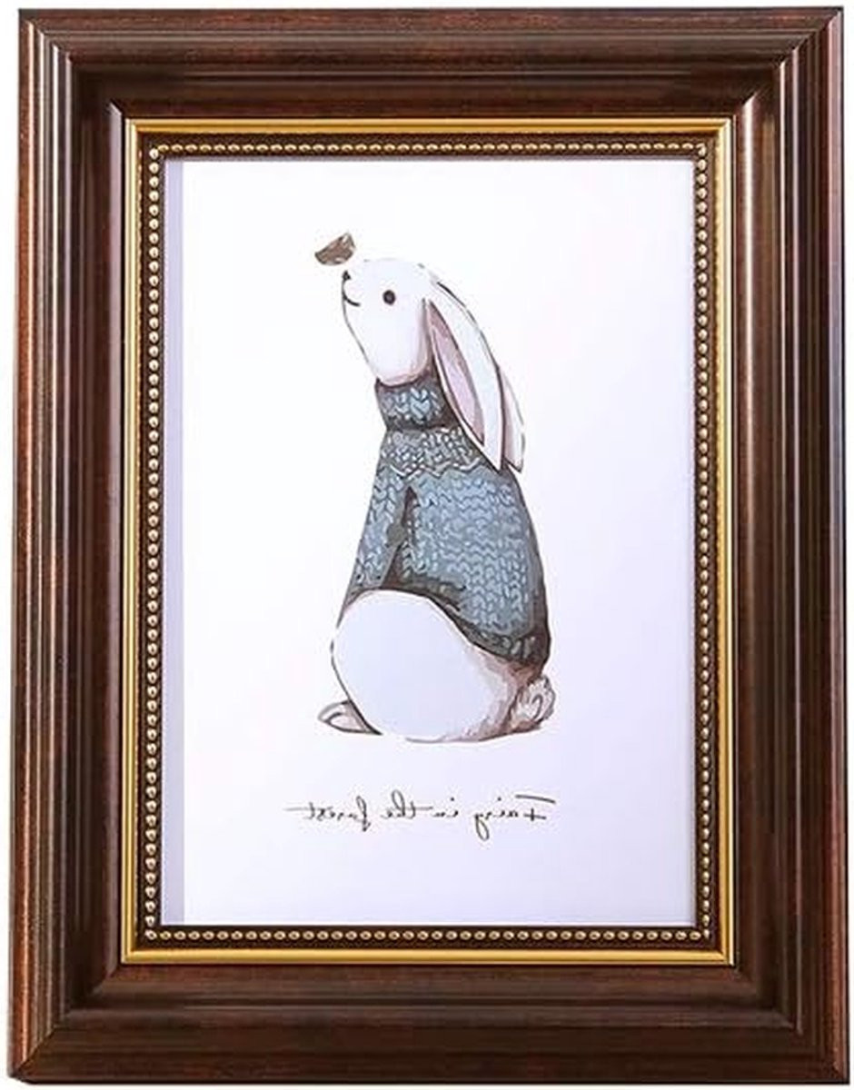 Fotolijst van hars in beige voor wanddecoratie, Hoogte: 203 cm