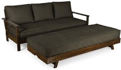 Kodiak Furniture Pendleton Wood Frame Daybed and Ottoman with Mattresses