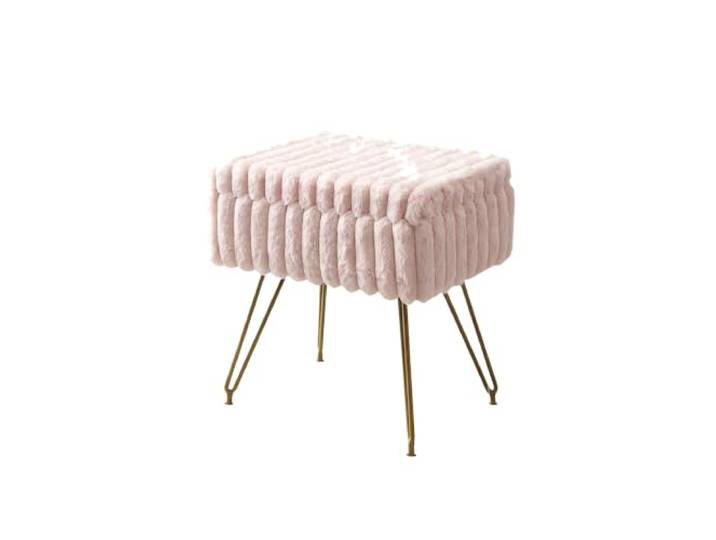 CYDZSRA Eleganter Schminktischstuhl und Kleiner Hocker – beide auf,Rosa dauerhafte Unterstützung ausgelegt. Vielseitig: Schminktischstühle.