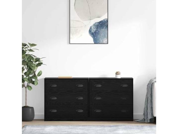 HEFZGDB Klassisches Sideboard mit Wandhalterung zur Sicherung, Sideboard mit viel Stauraum und Organisationsmöglichkeiten, Zeitloses Design für Zuhause, zur Präsentation von Dekoartikeln