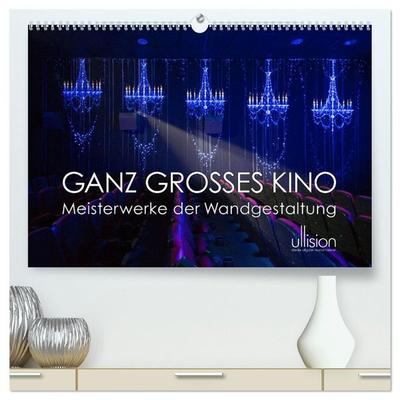 GANZ GROSSES KINO - Meisterwerke der Wandgestaltung (hochwertiger Premium Wandkalender 2027 DIN A2 quer), Kunstdruck in Hochglanz