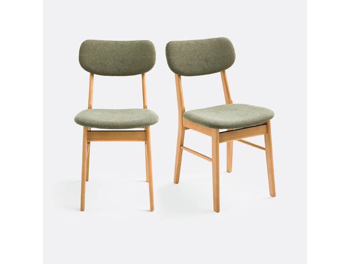 LA REDOUTE Lot de 2 chaises vintage, SELYN Vert