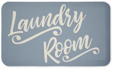 "Stupell Home Cursive Typography Kitchen Mat, 18x30 - 18"" x 30"""