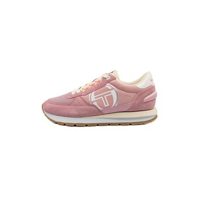 Sneaker SERGIO TACCHINI "VENEZIA Damen", Damen, Gr. 38, Normalschaft, rosa (wild rose, ecru), Leder, Polyurethan, Textil, Schuhe Sneaker, Sneaker Damen, Sneakers, Sportschuhe, Laufschuhe, Retro, Outdoor, Sale