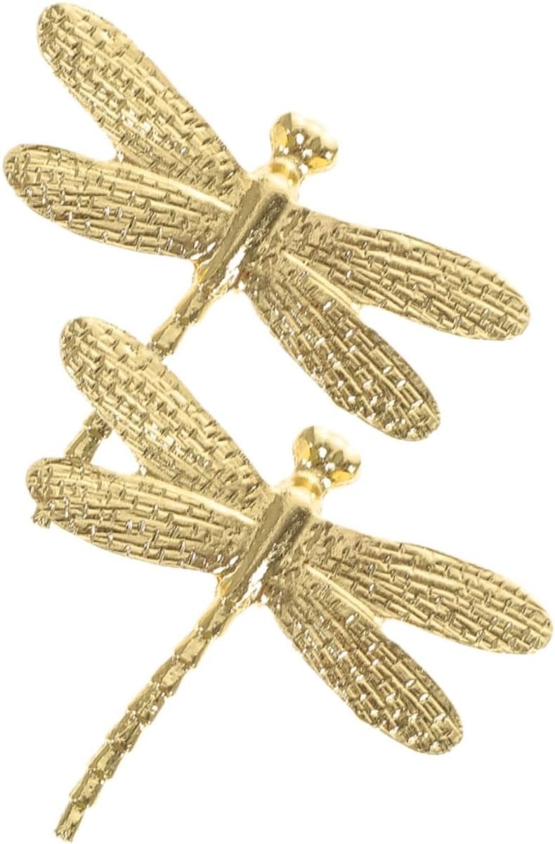 Kastknoppen Set Libelle Vorm - 2 Stuks - Goud