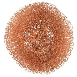 Esschert Design Kupfer Scheuerwolle, Set aus 2, Reinigungsutensil, Kupfer