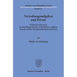 Verwaltungsaufgaben und Private., Fachbücher von Sybille von Heimburg