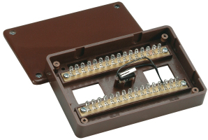ABUS Security Center ABUS Aufputz-Lötverteiler 32-polig VdS C (braun) VT4100B