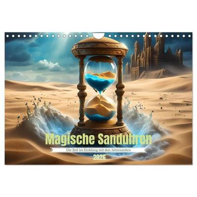 Magische Sanduhren (Wandkalender 2026 DIN A4 quer), CALVENDO Monatskalender