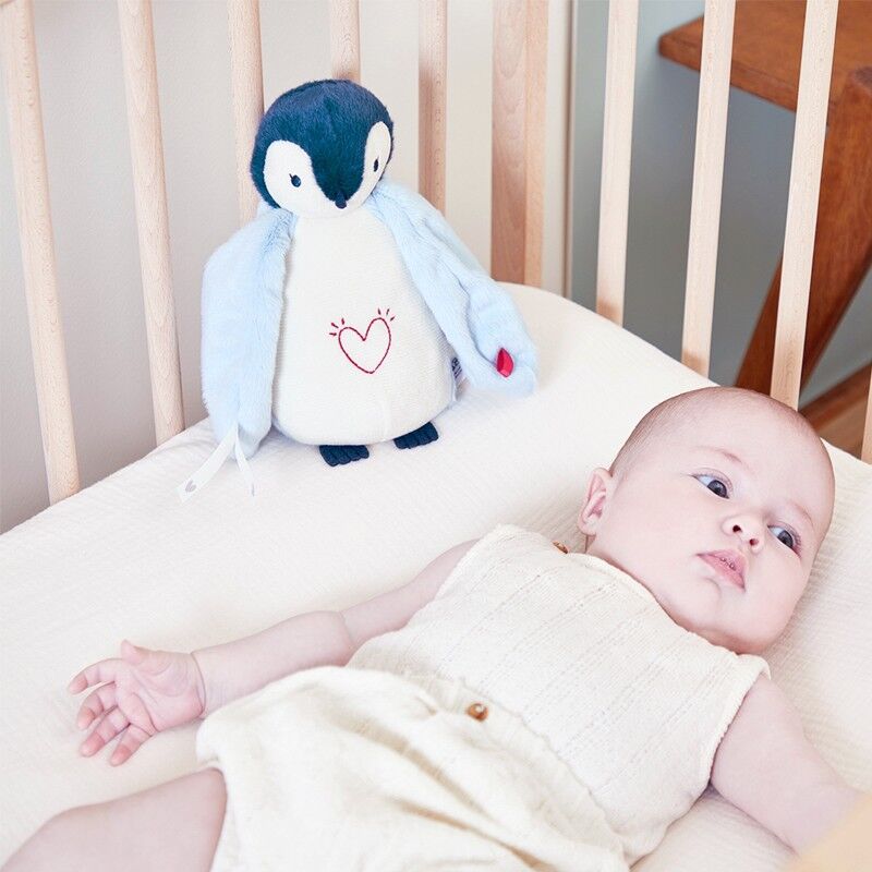 Peluche veilleuse manchot bleu - Kaloo