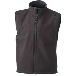 JAMES & NICHOLSON Softshellweste black Gr. M