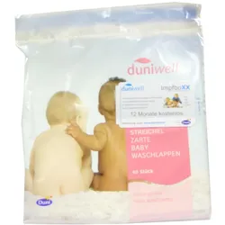Duniwell Baby Waschlappen streichelzart 40 St