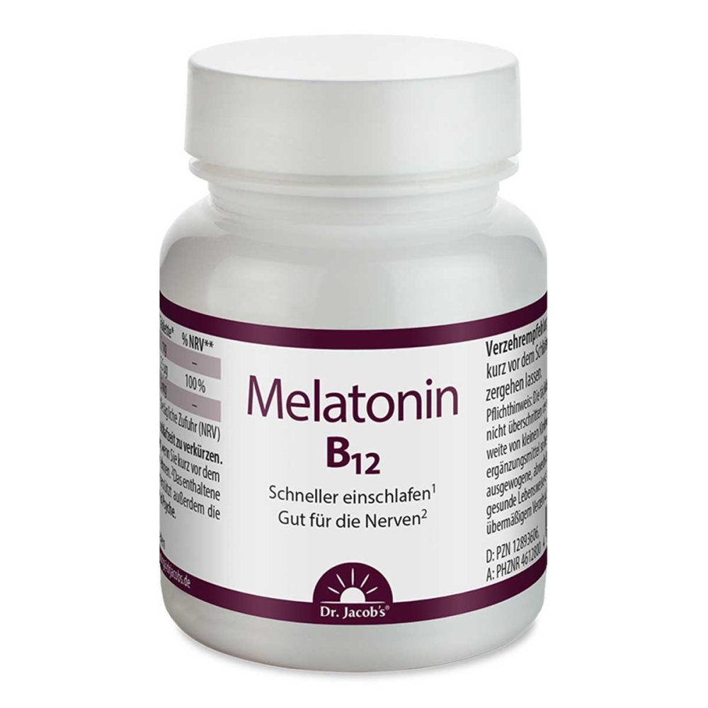 Dr. Jacob's Medical GmbH Dr. Jacob's Melatonin 1 mg B12 Lutschtabletten vegan 12893606