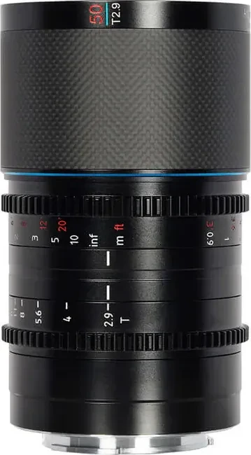 SIRUI Saturn 50mm T2.9 1.6x Carbon Fiber Full-frame Anamorphic E Mount (Blue Flare)