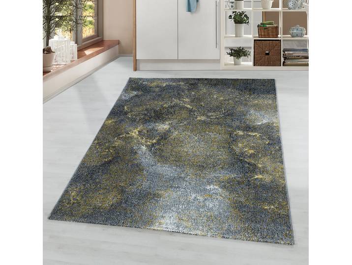 Teppich AYYILDIZ TEPPICHE OTTAWA 4203 , gelb, B:80cm H:8mm L:150cm, Polypropylen (PP), Teppiche, Teppich, Wohnzimmer