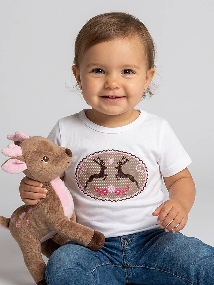 Isartrachten Shirt in Weiß - 116