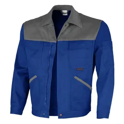 QUALITEX HIGH QUALITY WORKWEAR Bundjacke image kornblau/hellgrau Herren: 90