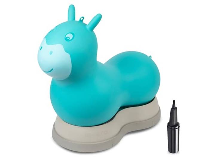 Micro Scooter Kinder Air Hopper Hüpfender Space Hopper Jungen & Mädchen Spielzeug ab 18 Monaten Aqua