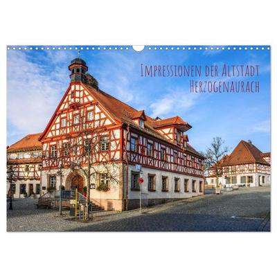 Impressionen der Altstadt Herzogenaurach (Wandkalender 2027 DIN A3 quer), CALVENDO Monatskalender