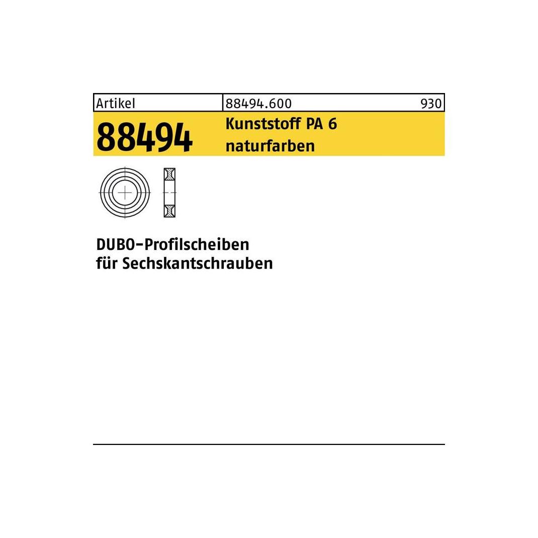 Dubo Profilscheibe R 88494 f.6-kantschrauben (M12) (884946002070000)