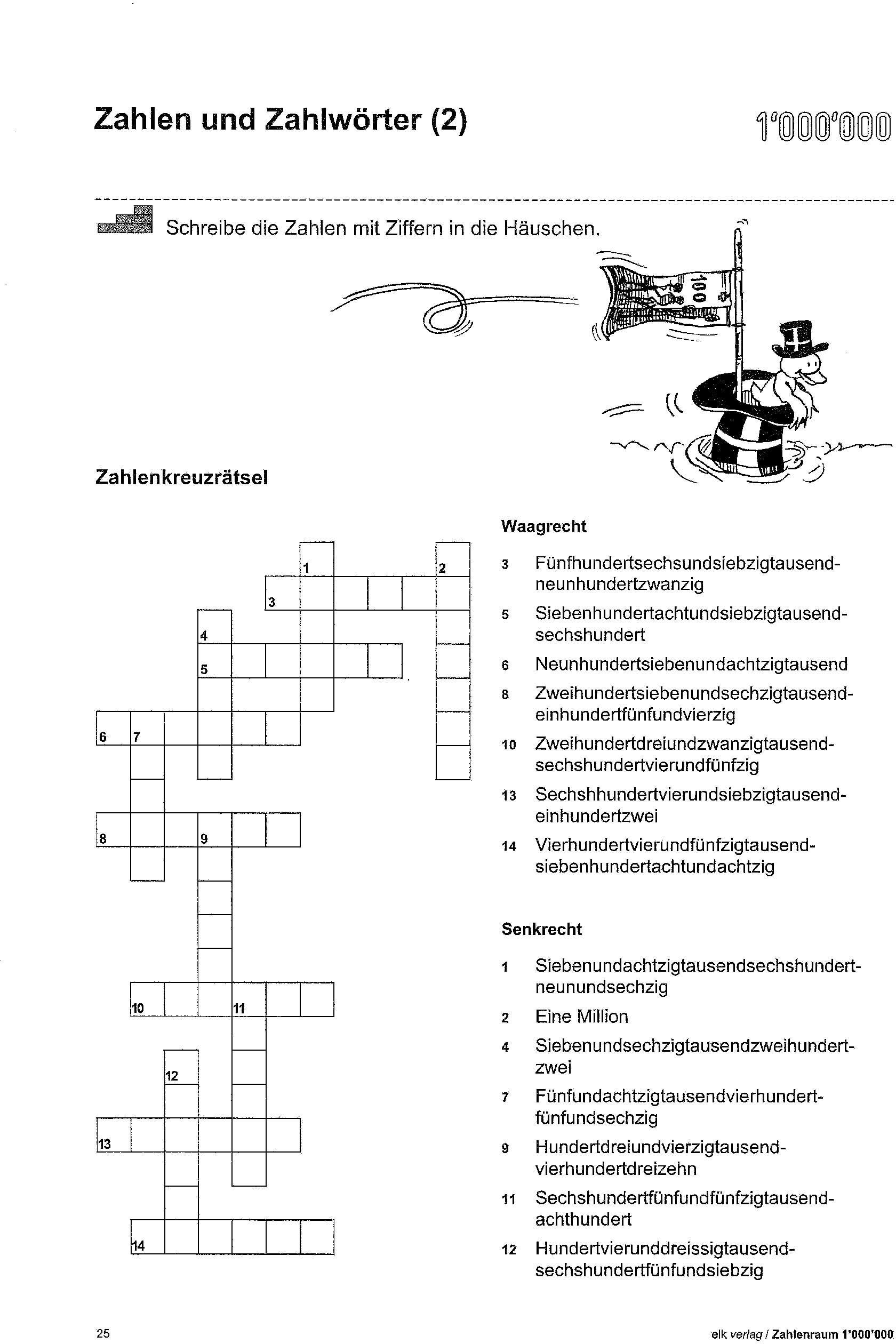 elk Verlag Zahlenraum 1'000'000