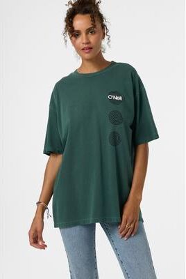 O'Neill s O'riginals Fish Eye Oversized T-Shirt in Dark Forest, Size Small