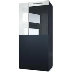 VITRINE Movie Absetzungen in Weiß Hochglanz