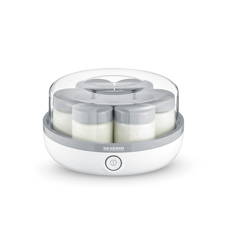 Severin JG 3518 Joghurtbereiter inkl. 7 Portionsgläser à 150ml