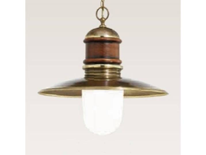 Cremasco Hängelampe FARO, dimmbar, bronze / altmessing, für Wohn- / Esszimmer, Messing, Maritim, Pendelleuchte