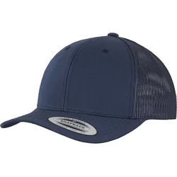 FLEXFIT Unisex Vintage Trucker Kappe Netz Cap 6606/6606T navy one size