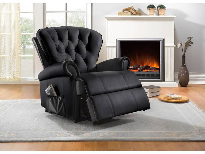 Relax-Sessel für Entspannung erster Klasse, Schwarz, Relax-Sessel
