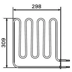 Harvia Heizelemente - SPZSB-226 (2 kW) (Alte Art.ZSB-226)