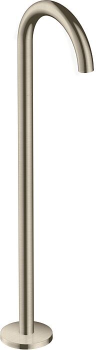 Hansgrohe Axor Uno Wanneneinlauf 38412820 Brushed Nickel, bodenstehend, gebogen