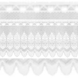 Arsvita Bistrogardine mit Stangendurchzug "Jacquard" 160x45 cm - Alba