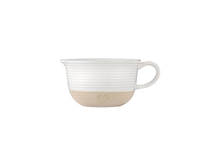 Hochwertige Teigschüssel „Rustic Charme“ Weiss, Beige MASON CASH