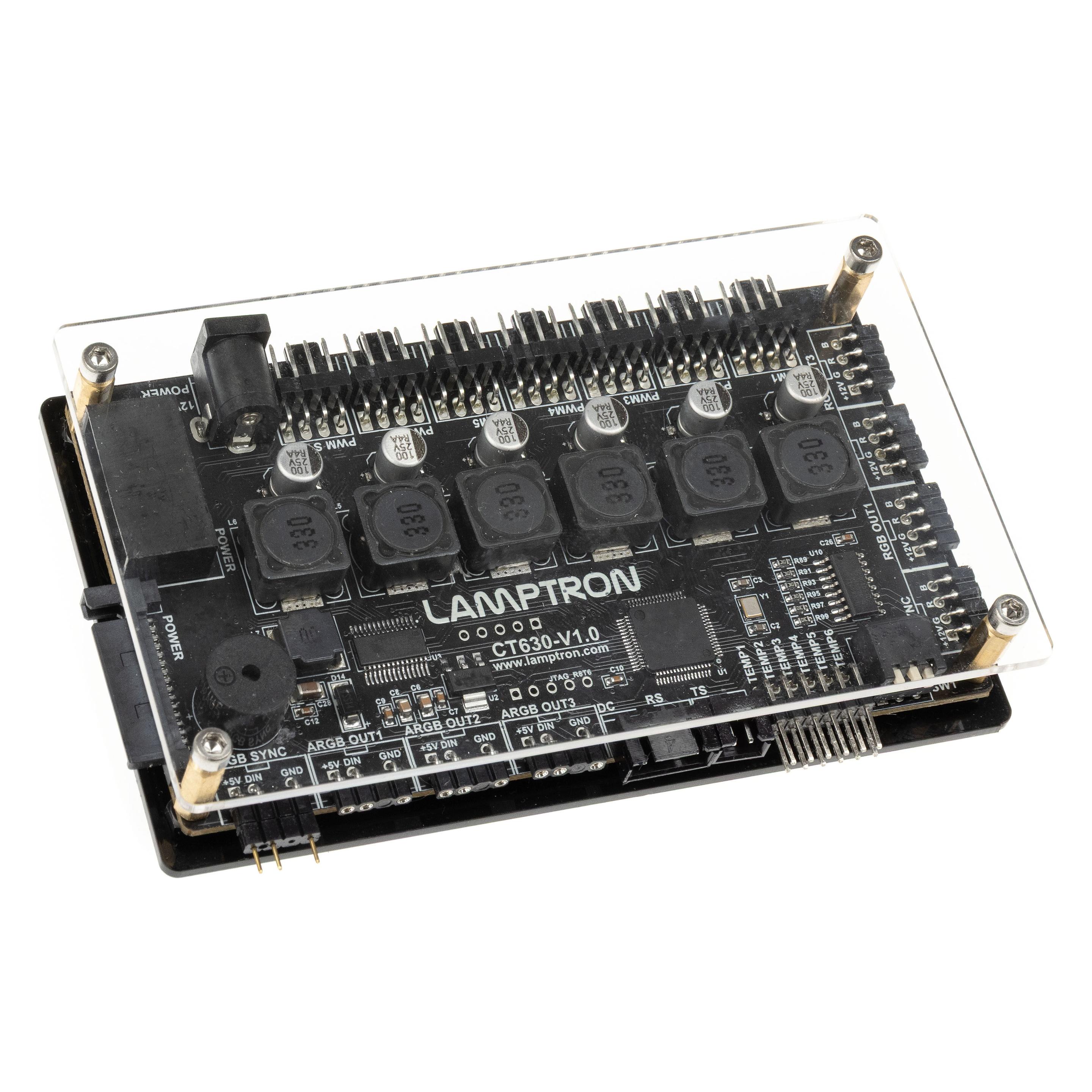 Lamptron CT630 Auto-Controller, PWM, ARGB - schwarz (6 Lüfter) (LAMP-CT630)