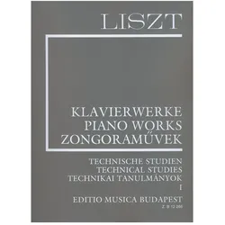 Technische Studien Band 1: für Klavier broschiert, Fachbücher von Franz Liszt