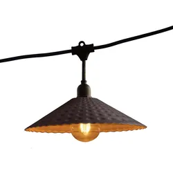 Lumisky Verbindbare Girlande VINTY 10xE27 6M Stahl Grau