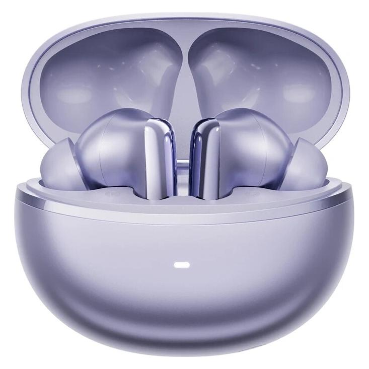 QCY Słuchawki TWS N70 HT18 LITE fioletowe (ANC, 50 h, Kabellos) (HT18 Lite Purple)