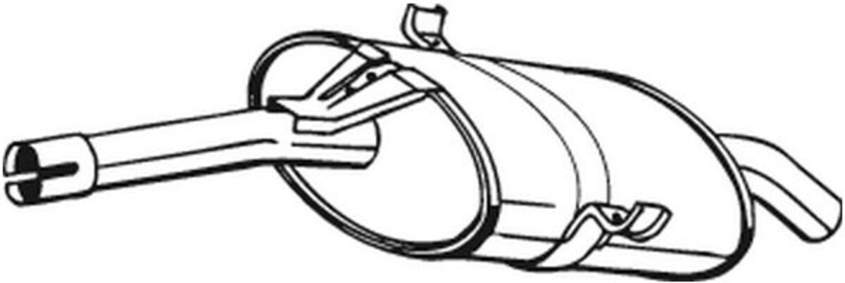 Bosal Silenziatore posteriore 228-331