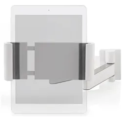 Nedis Tablet Halterung - 7-12" - Vollbeweglich - Anwendung: Wand, Tablet Halterung, Weiss, Grau