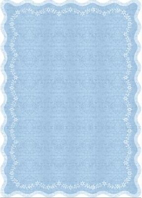 Garvee Scalloped Edge Floral Border Machine Washable Area Rug