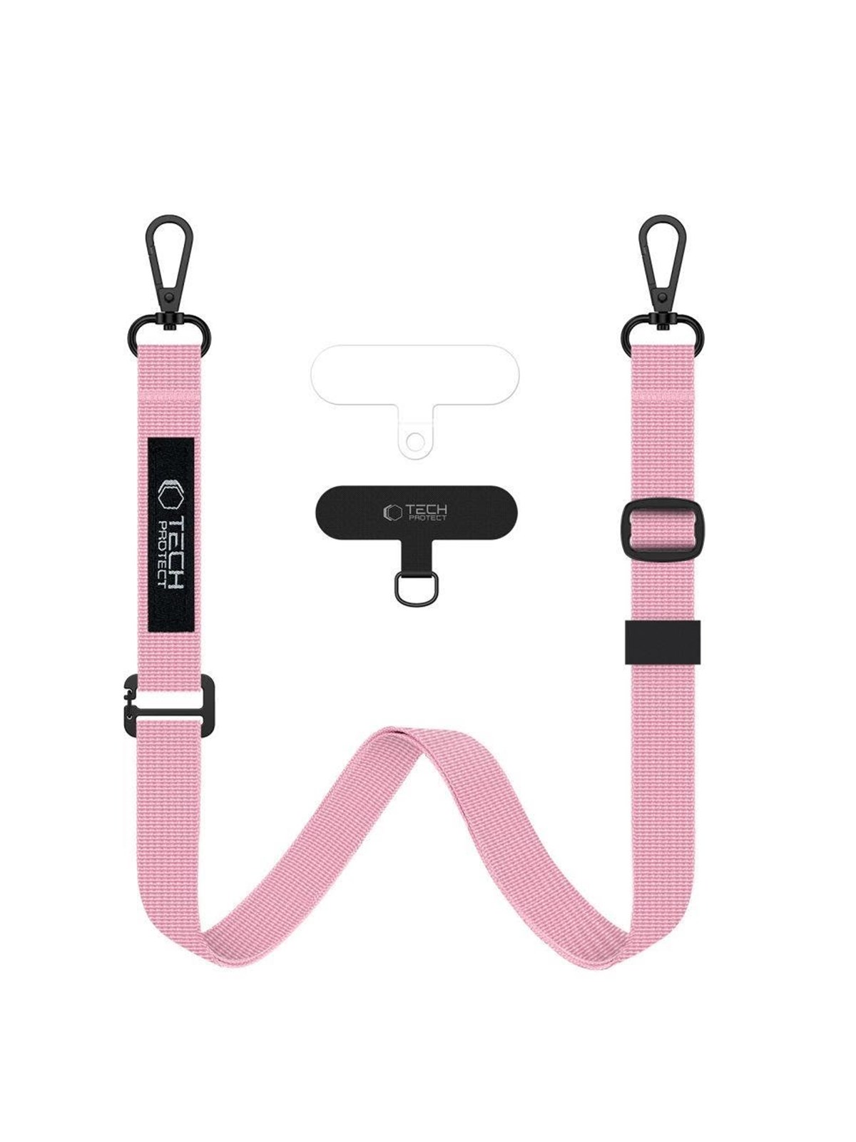 Tech-Protect C65 Rope Crossbody Leash - Pink