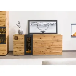Sideboard Wildeiche 196x43,5x80 natur geölt/lackiert KITZBÜHEL #125
